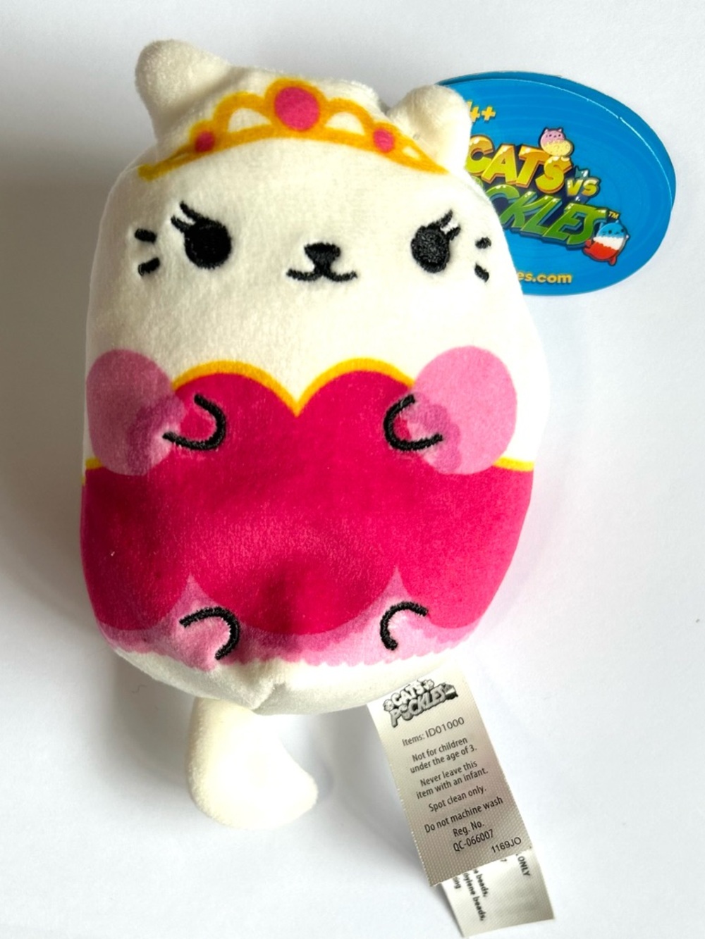 4/$20 Cats Vs Pickles Princess Pretty Paws #173 Bean Bag Plush Toy Series 2
